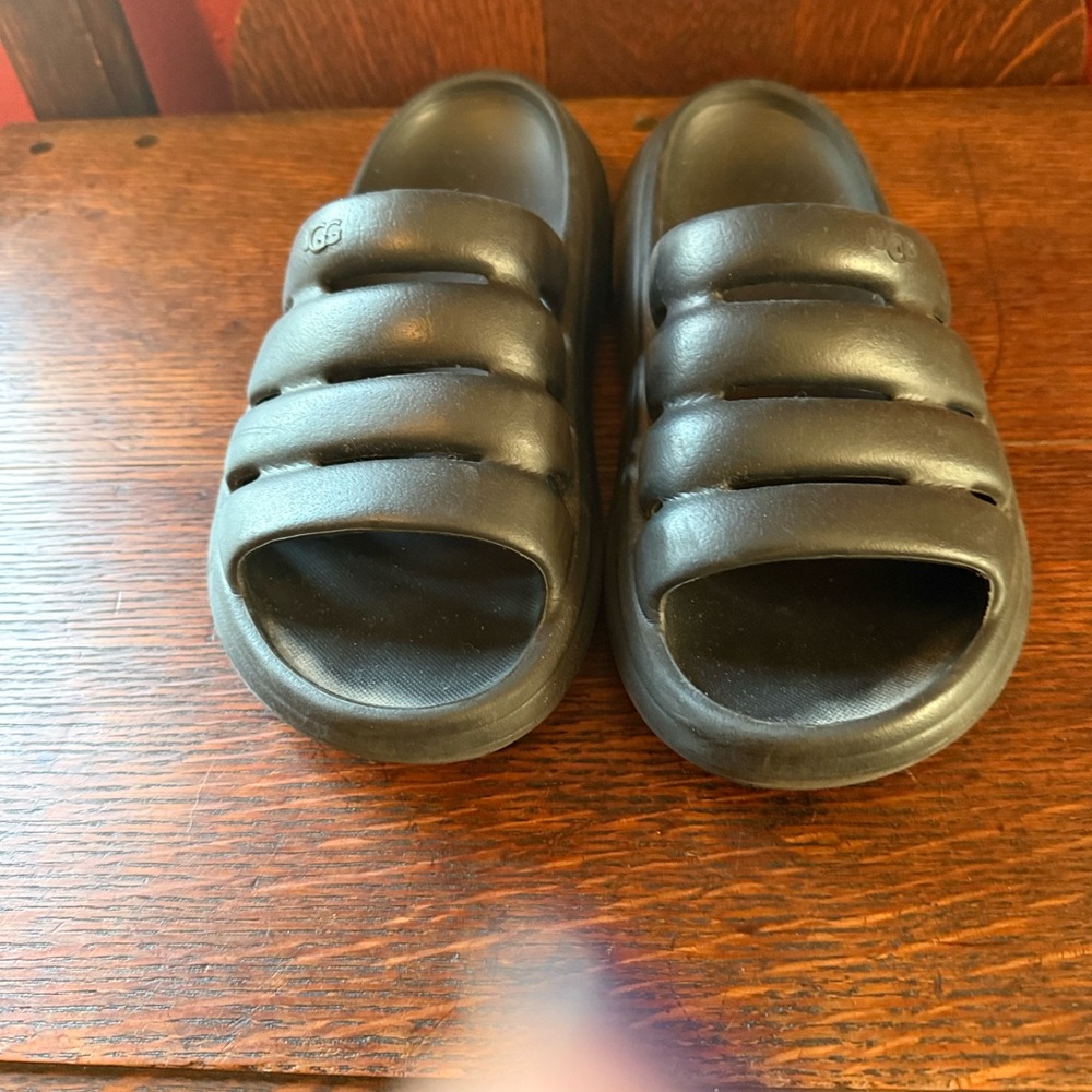 Ugg Black Slide Sandals